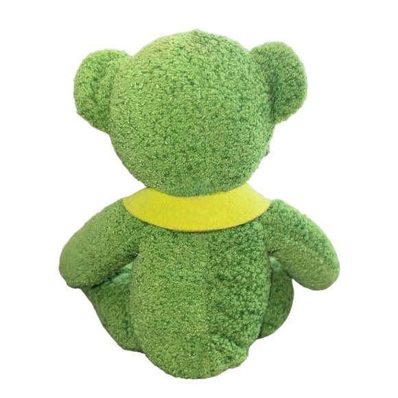 Russ Brady Irish Green Emerald Plush Bear Shamrock St Patrick’s Teddy Chamois - Picture 3 of 6